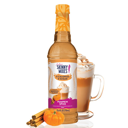 Jordan's Skinny Mixes Pumpkin Caramel Coffee Syrup, 25.4 fl oz