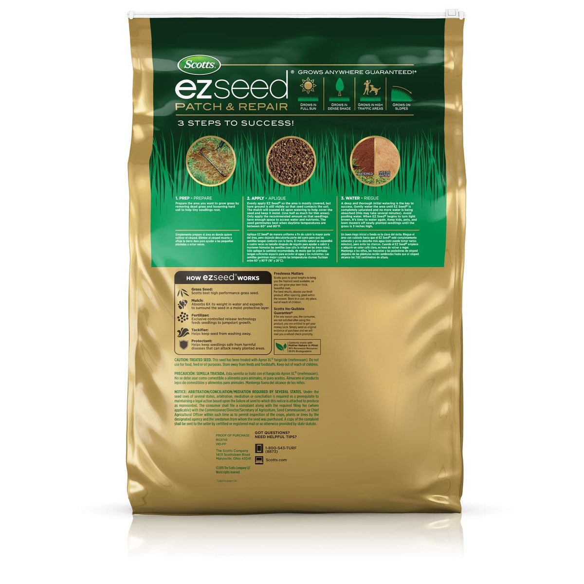 Scotts EZ Seed Patch & Repair for Sun and Shade, 3.75 lbs.
