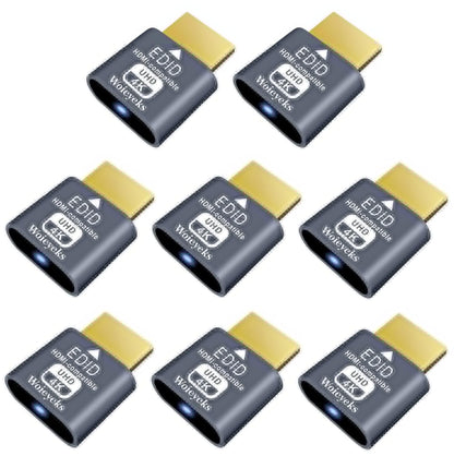 3 Pack HDMI Dummy Plug 4K HDR,Virtual Monitor EDID Emulator, Headless Display Adapter,Supports up to 4k@60Hz,1080@120Hz