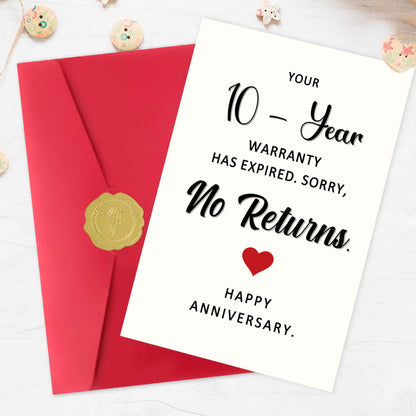 Funny 1st Anniversary Card, Anniversary Card Gifts for Men Women