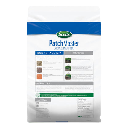 Scotts PatchMaster Lawn Repair Mix Sun + Shade Mix, 4.75 lbs.