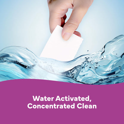 Tru Earth Compact Dry Laundry Detergent - Up to 128 Loads (64 Sheets) - Paraben-Free - Original Eco-Strip Liquidless Detergent, Travel - Fresh Linen | Packaging May Vary