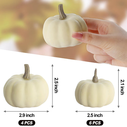 Artgar Pumpkin Decor Set, 23 PCS Fall Harvest Bowl Filler Decorations