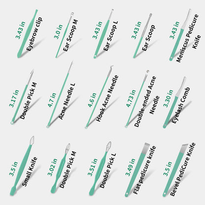 Manicure Set Professional Nail Clipper Kit-26 Pieces Stainless Steel Manicure Kit,Nail Care Tools with Luxurious Travel Case