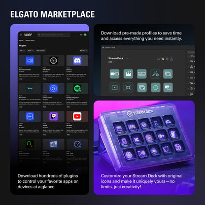 Elgato Stream Deck MK.2 Studio Controller, 15 Macro Keys