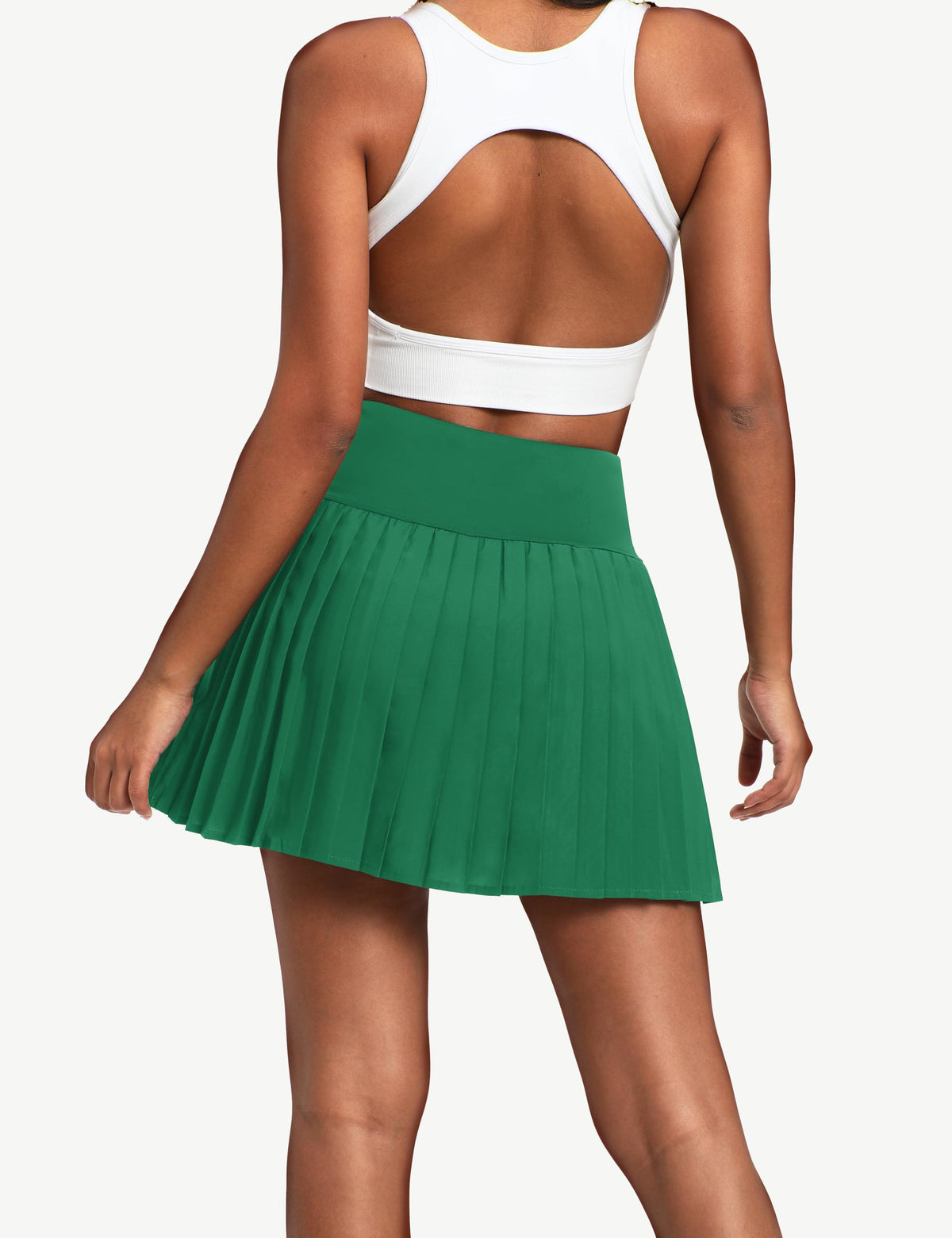 Alaroo Pleated Tennis Skirt for Women with Pockets Shorts Skort