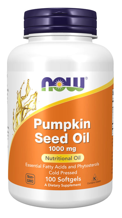 NOW Supplements, Pumpkin Seed Oil 1000 mg, Cold Pressed, 200 Softgels