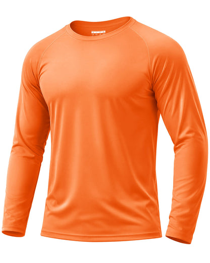 Boladeci Men's UPF 50+ Sun Protection UV SPF Shirts Long Sleeve Lightweight Quick Dry Swim T-Shirts Rash Guard