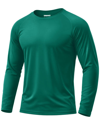 Boladeci Men's UPF 50+ Sun Protection UV SPF Shirts Long Sleeve Lightweight Quick Dry Swim T-Shirts Rash Guard