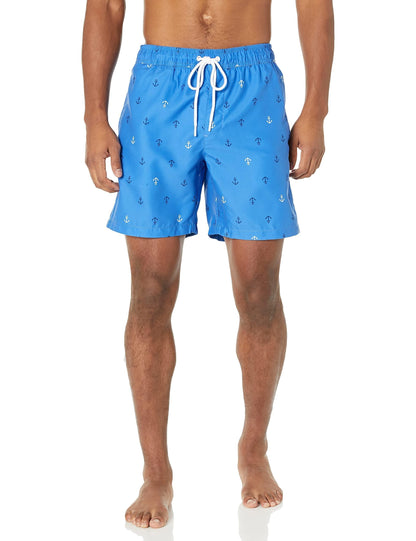 Amazon Essentials Men's 7" or 5" Quick-Dry Swim Trunk, Lightweight Breathable