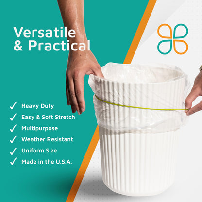 PlasticMill Rubber Bands - #33 Size - Red Rubberbands - 1LB/500 Count