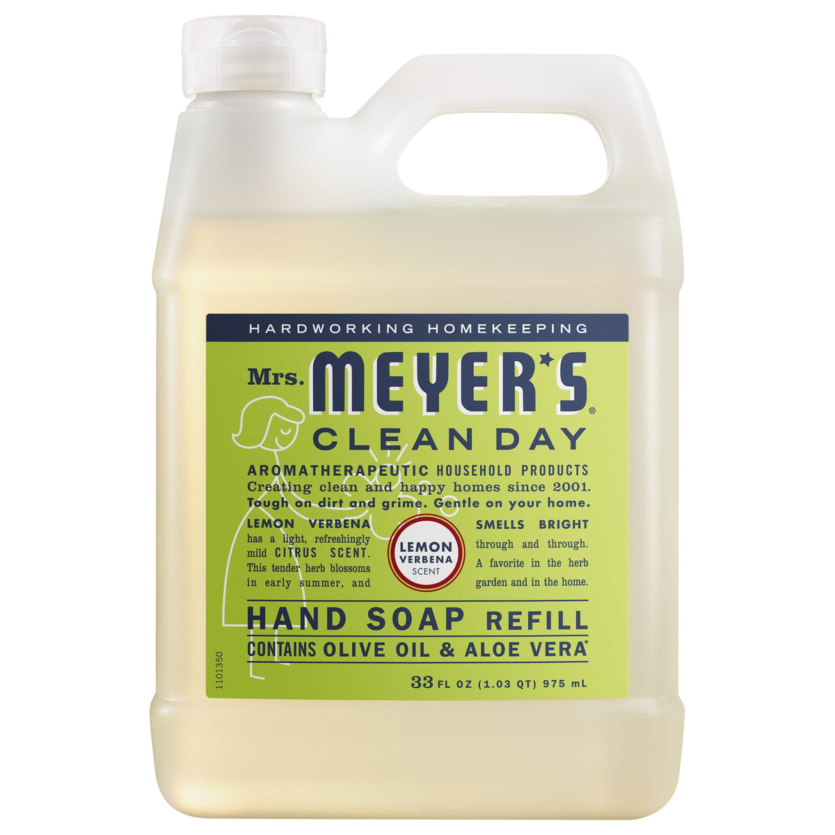 Mrs. Meyer's Clean Day, Hand Soap Refill, Lavender Scent, 33 Fl Oz