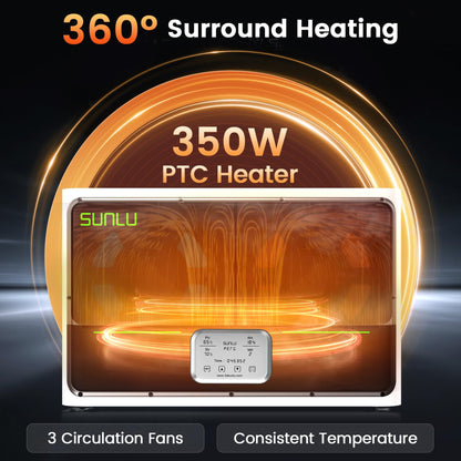 SUNLU S4 3D Printer Filament Dryer, Black