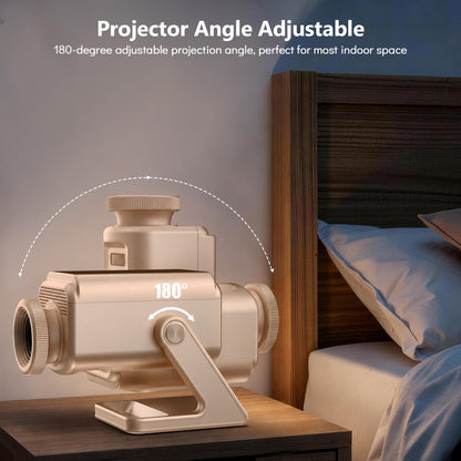 Rossetta 3D Projector with 60 Scenes, Galaxy Star Projector for Room Decor