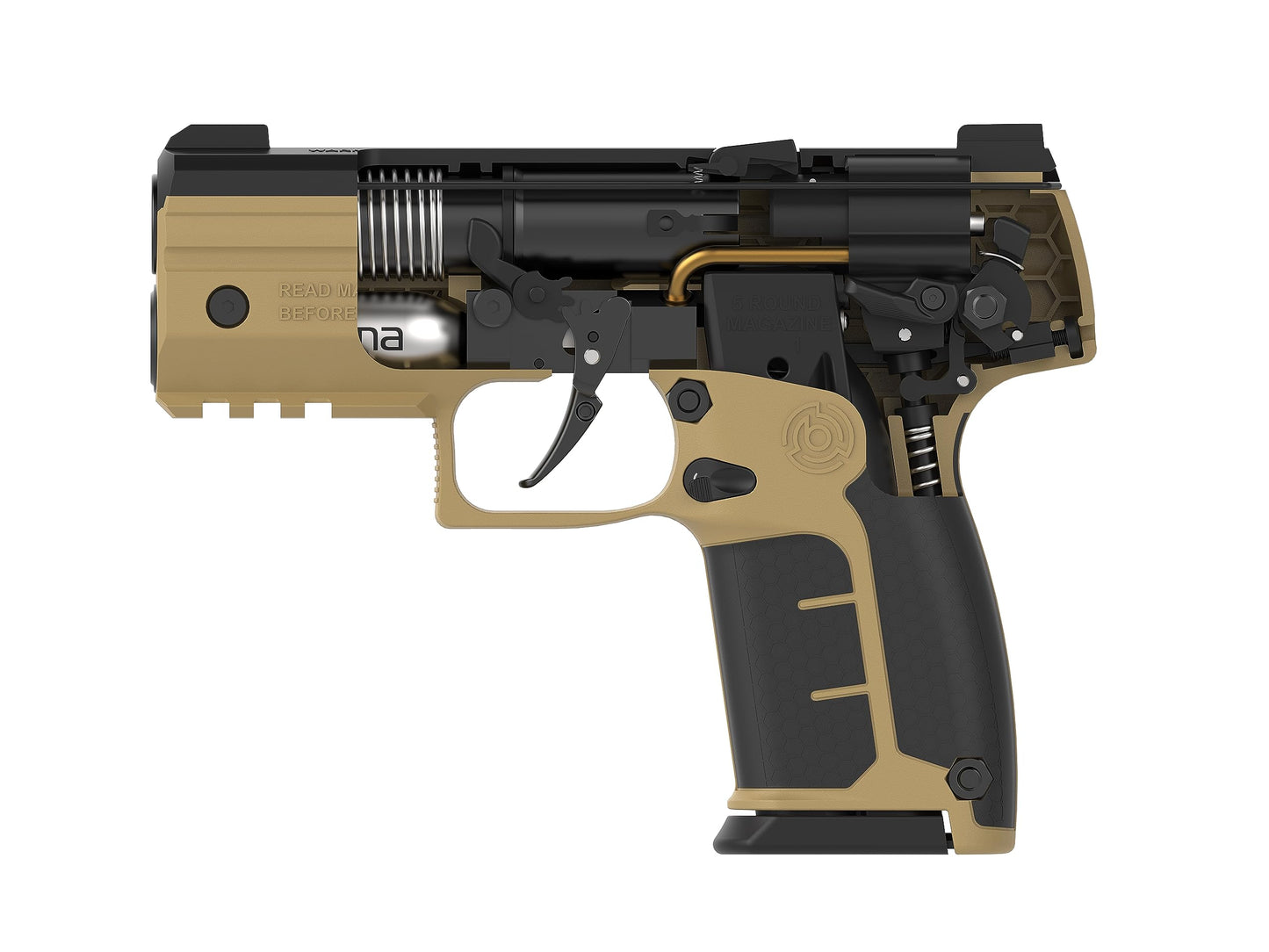 Byrna SD [Self Defense] Kinetic Launcher Ultimate Bundle - Non Lethal Kinetic Projectile Launcher, Home & Personal Defense | Proudly Assembled in The USA