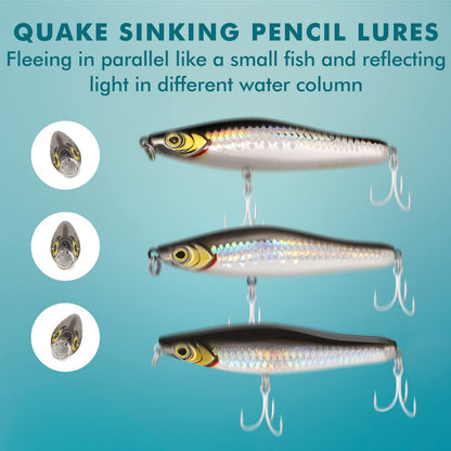 TRUSCEND Easy Catch Swimmax, Magic Noisy Turbulent Wiggling and Vibrating Action for More Bites, Lifelike Fishing Lures for All Species, Swimbait for Relax Family Fishing, Must-Have for Lovely Anglers