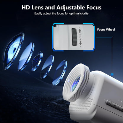 Rossetta 3D Projector with 60 Scenes, Galaxy Star Projector for Room Decor