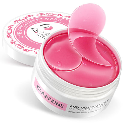 24K Gold Under Eye Patches - 60 Pack for Puffy Eyes, Dark Circles, Bags & Wrinkles with Collagen & Hyaluronic Acid - Eye Care Pads for Daily Skincare (Gold)