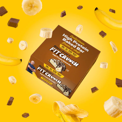 FITCRUNCH Snack Size Protein Bars, 6-Layer Baked Bar, 3g of Sugar, Gluten Free & Soft Cake Core (9 Count, Flavor Lovers)