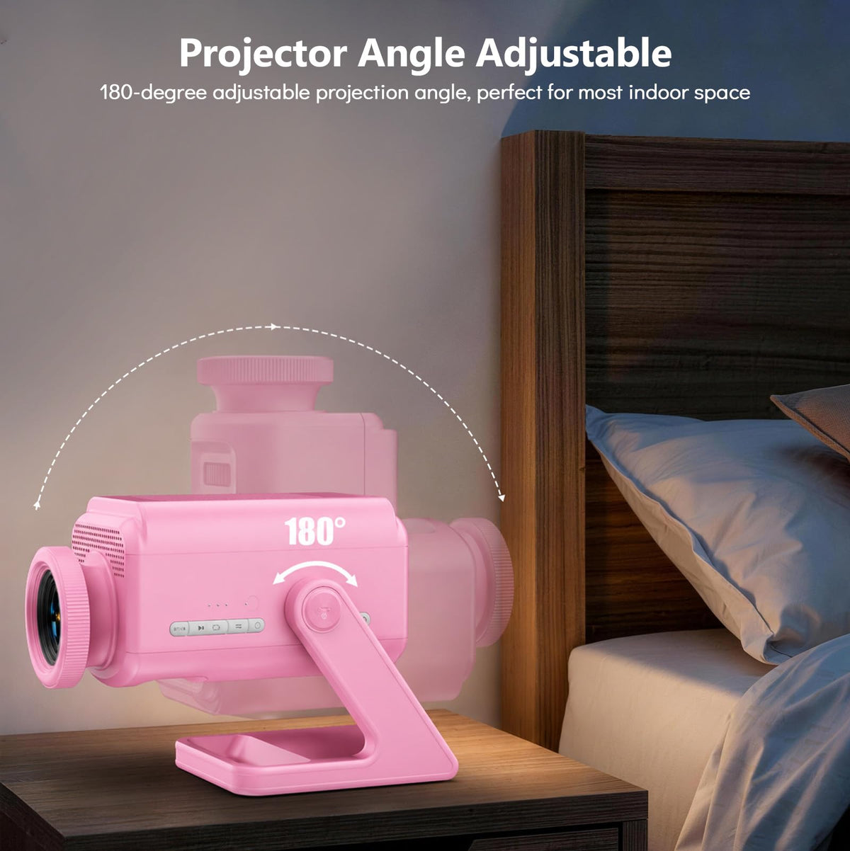 Rossetta 3D Projector with 60 Scenes, Galaxy Star Projector for Room Decor