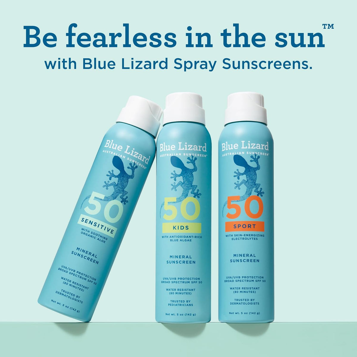 Blue Lizard Sensitive Mineral Sunscreen SPF 50 Sunscreen Lotion, 5 fl oz