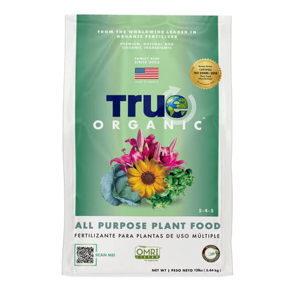 True Organic Blood Meal – High-Nitrogen Organic Fertilizer for Rapid Vegetative Growth – 3lb Bag Covers 104 Sq. Ft.