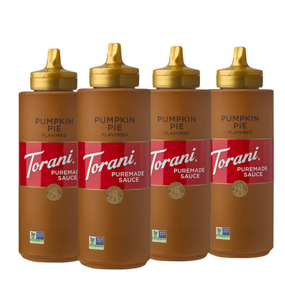 Torani Puremade Sauce, Pumpkin Pie, Squeeze Bottle, 16.5 Ounces