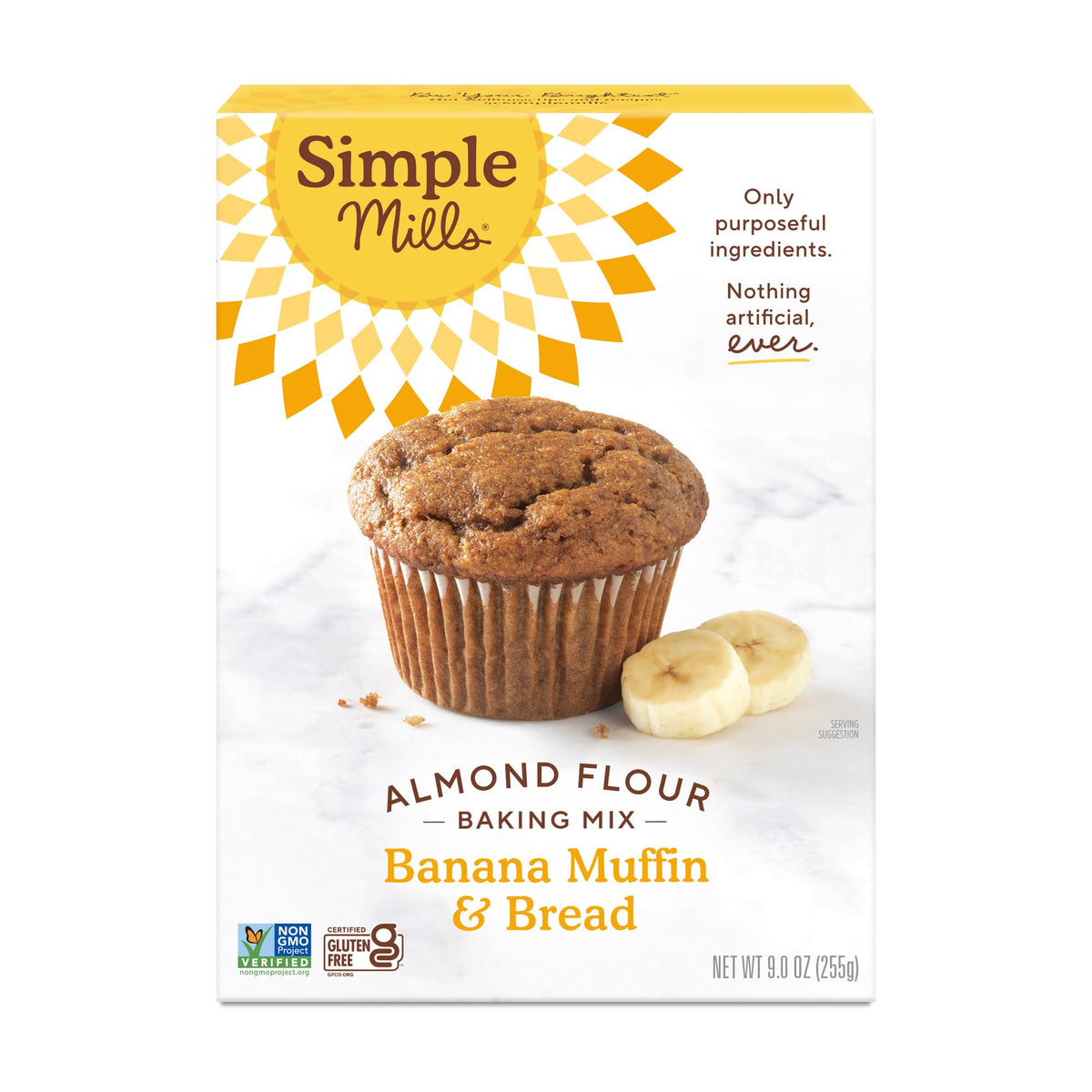 Simple Mills Almond Flour Pumpkin Muffin and Bread Mix, 1pk, 9 oz