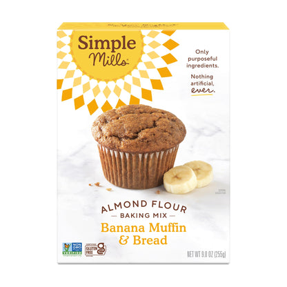 Simple Mills Almond Flour Pumpkin Muffin and Bread Mix, 1pk, 9 oz
