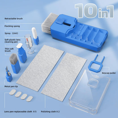Ordilend Keyboard Cleaner & Laptop Cleaning Kit, All-in-1 for Computer PC