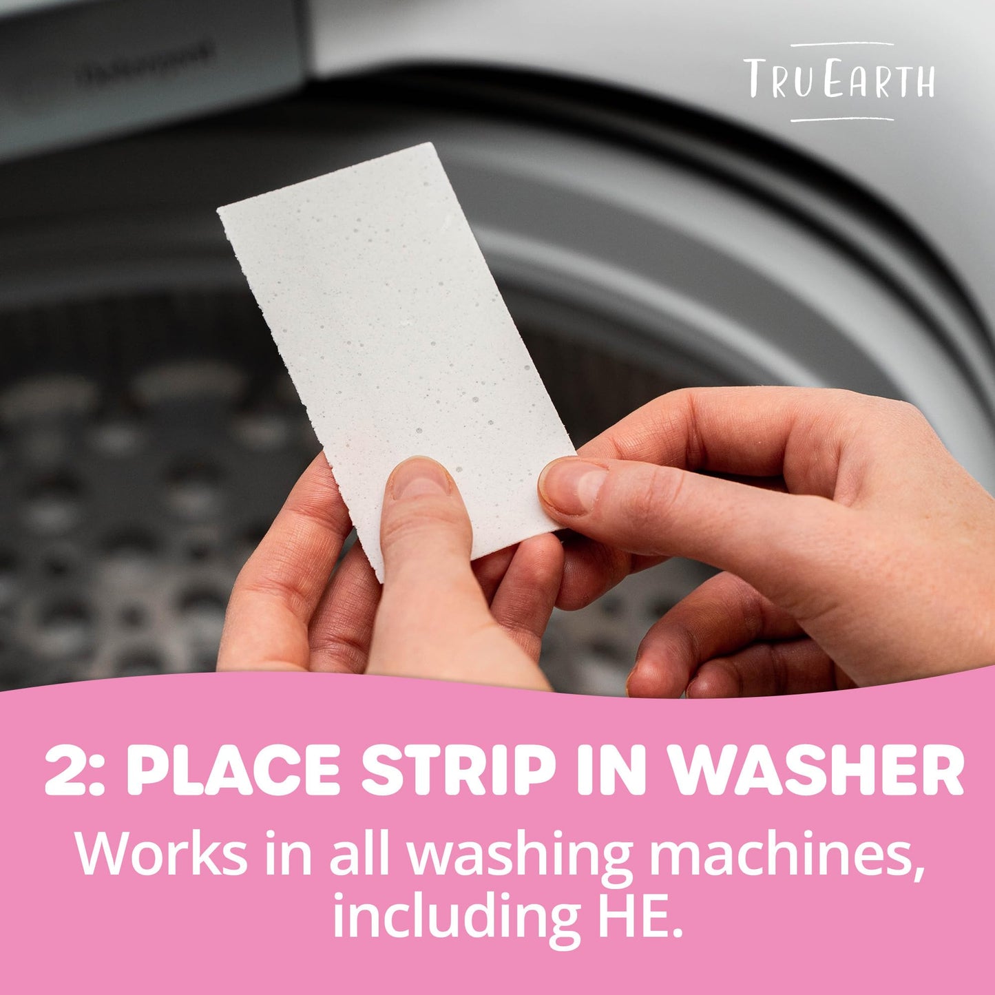 Tru Earth Compact Dry Laundry Detergent - Up to 128 Loads (64 Sheets) - Paraben-Free - Original Eco-Strip Liquidless Detergent, Travel - Fresh Linen | Packaging May Vary