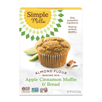 Simple Mills Almond Flour Pumpkin Muffin and Bread Mix, 1pk, 9 oz