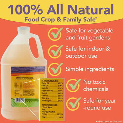 Trifecta Crop Control Ready to Use Maximum Strength Natural Pesticide, Fungicide, Miticide, Insecticide, Help Defeat Spider Mites, Powdery Mildew, Botrytis and Mold on Plants 32 OZ Size