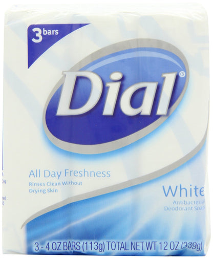 Dial Antibacterial Bar Soap, Calm & Soothe Lavender & Jasmine Deodorant Bar, 4oz (8 Bars)