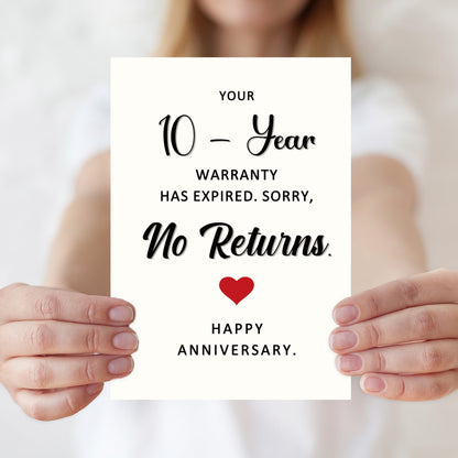 Funny 1st Anniversary Card, Anniversary Card Gifts for Men Women