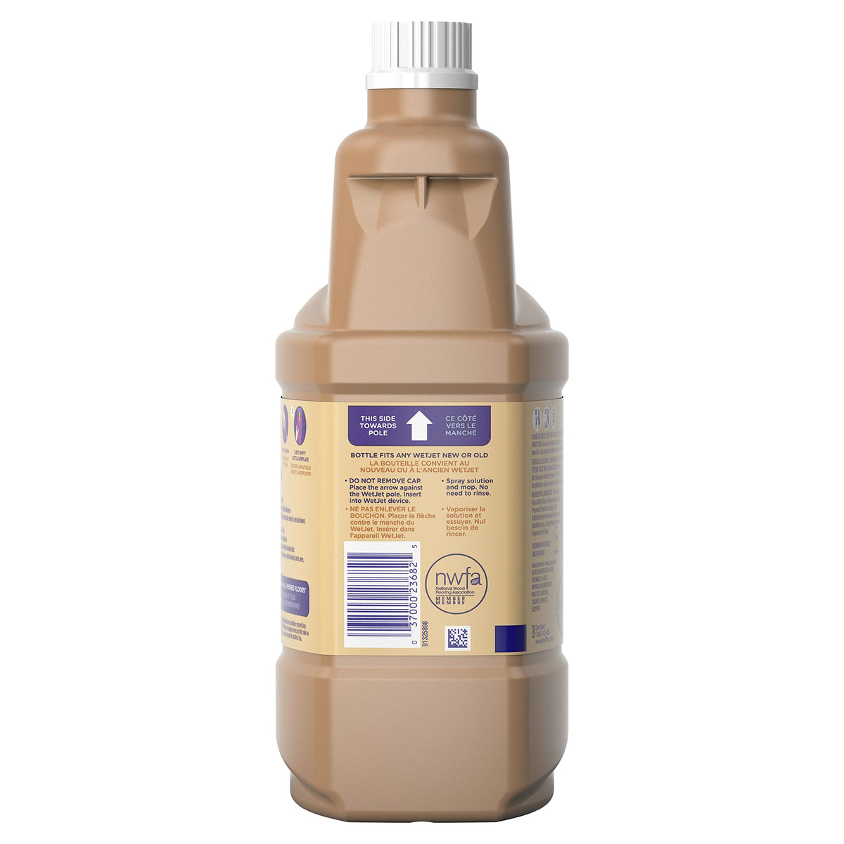 Swiffer WetJet Multi-Purpose Floor Cleaner Solution with Febreze Refill, Hardwood Floor Cleaner, Lavender Scent, 1.25 Liter -42.2 Fl Oz (Pack of 2)