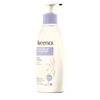 Aveeno Stress Relief Moisturizing Body Lotion, Lavender Scent, 33 fl. oz
