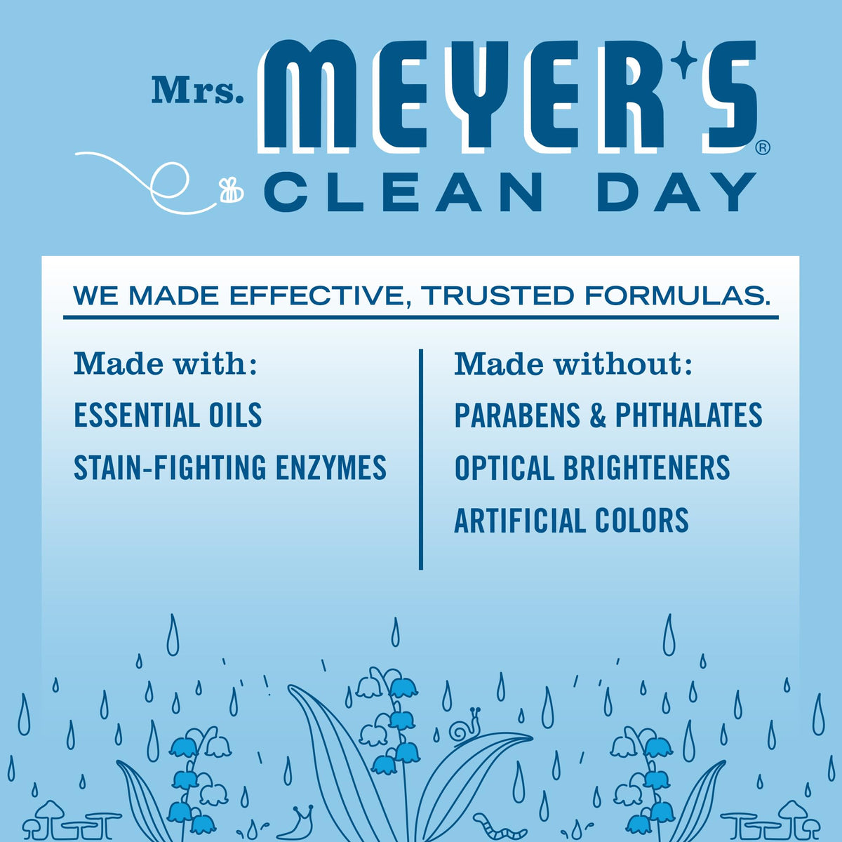 MRS. MEYER'S CLEAN DAY Laundry Detergent, Lavender, 64 fl oz