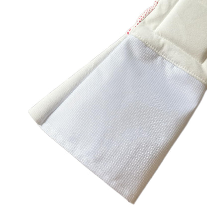 LEONARK Padded Fencing Glove for Foil Epee Sabre, Anti-Slip PU Dot Protective Fencing Bout Practice Glove with Shock Absorbing Pad, Long Forearm Sleeve Design, 1 Pack