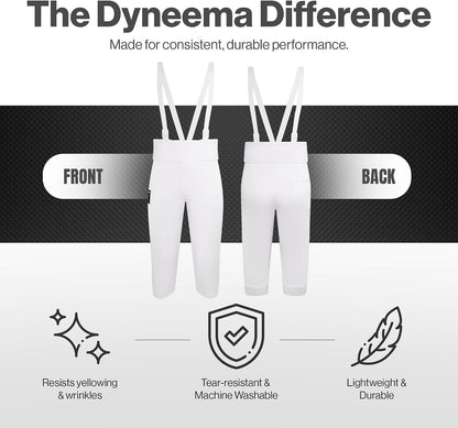 Kids Fencing Pants 350N, Novus Breathable Lightweight Stretch Knickers for Foil Epee & Saber Competition Ready
