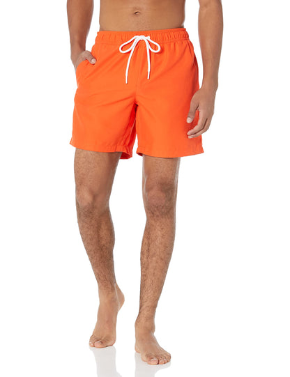 Amazon Essentials Men's 7" or 5" Quick-Dry Swim Trunk, Lightweight Breathable