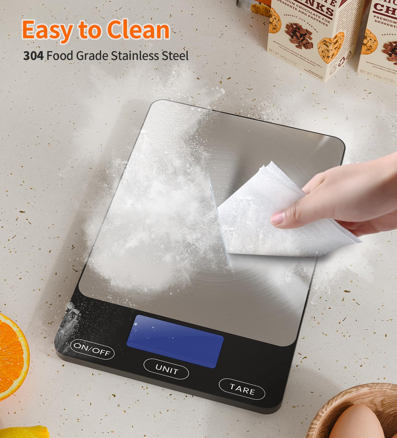 Food Scale -33lb Digital Kitchen Scale for Food (& More)