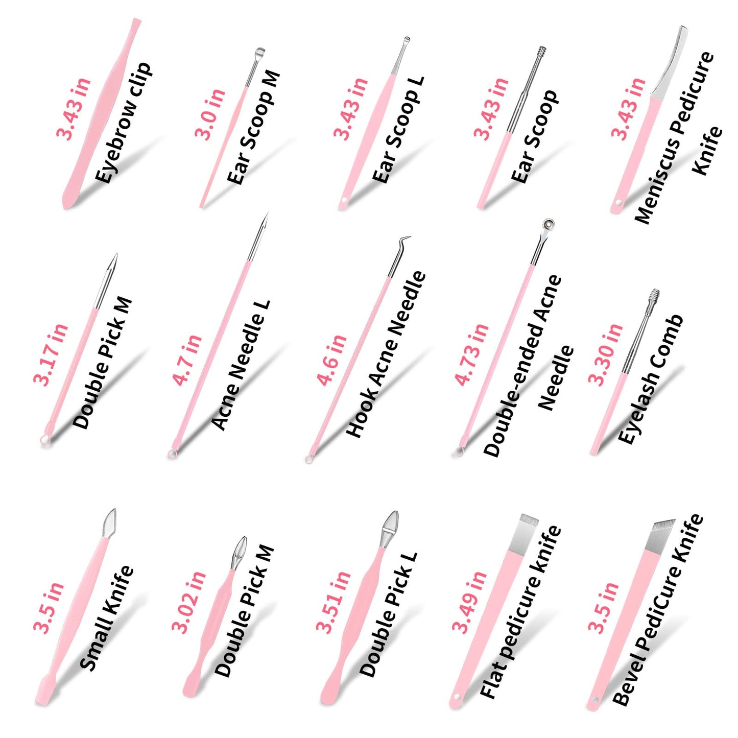 Manicure Set Professional Nail Clipper Kit-26 Pieces Stainless Steel Manicure Kit,Nail Care Tools with Luxurious Travel Case