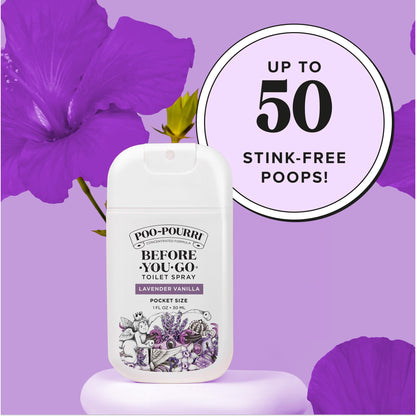 Poo-Pourri Before-You-Go Toilet Spray, Lavender Vanilla, 2 Fl Oz