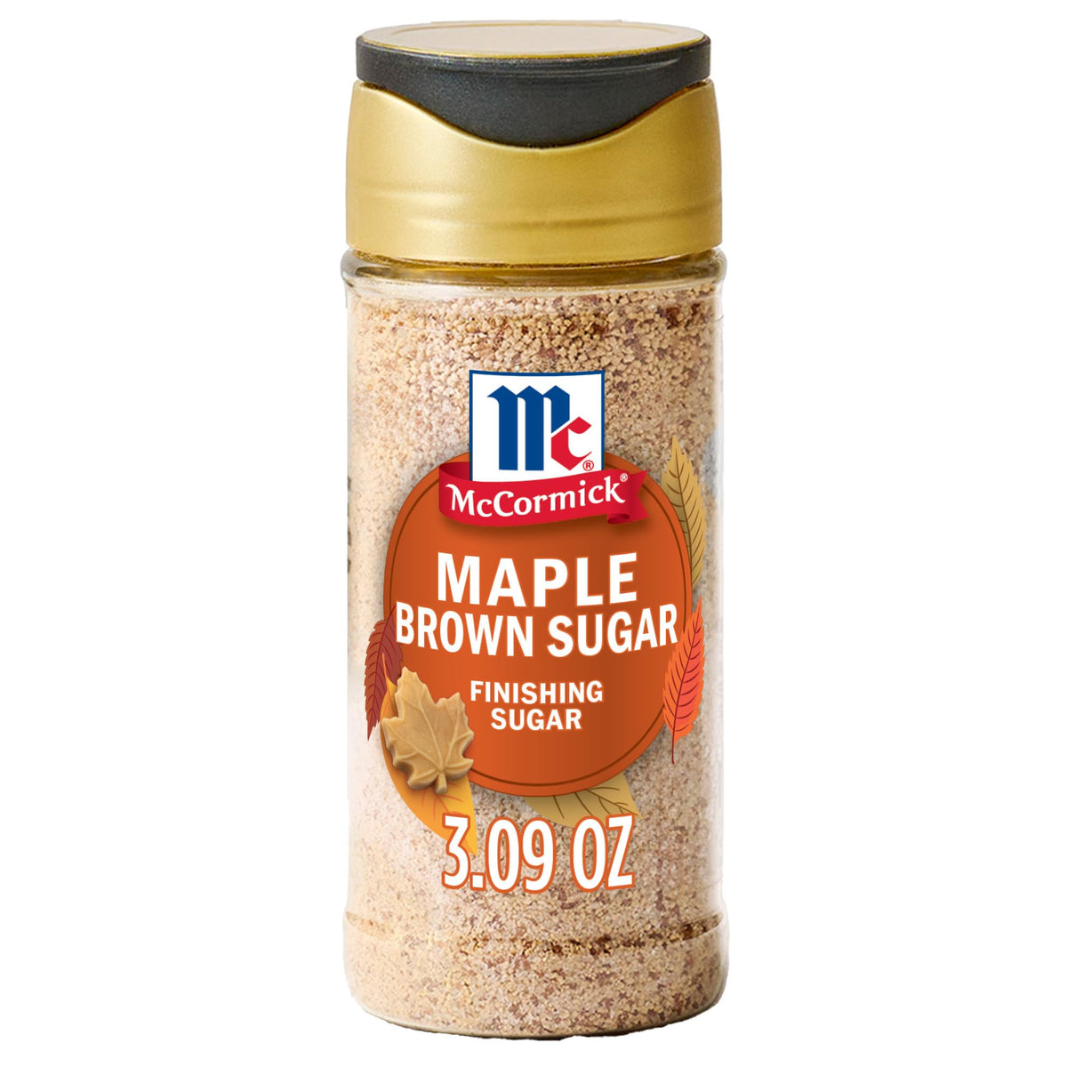 McCormick Finishing Sugar, Pumpkin Spice, Limited Edition, Sweet Blend of Warm Pumpkin Spices, The Perfect Finish for Cookies, Muffins, Pancakes, Bread, and More, 3.66 oz