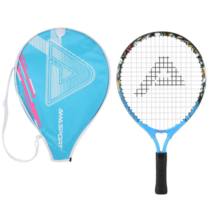 AMA SPORT Kids Tennis Racket for Junior Toddlers Starter Kit 17-25" Tennis Racquet for Girls and Boys with 420D Nylon Shoulder Strap Bag