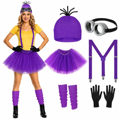 6 Pcs Women's Halloween Costume Accessories Set