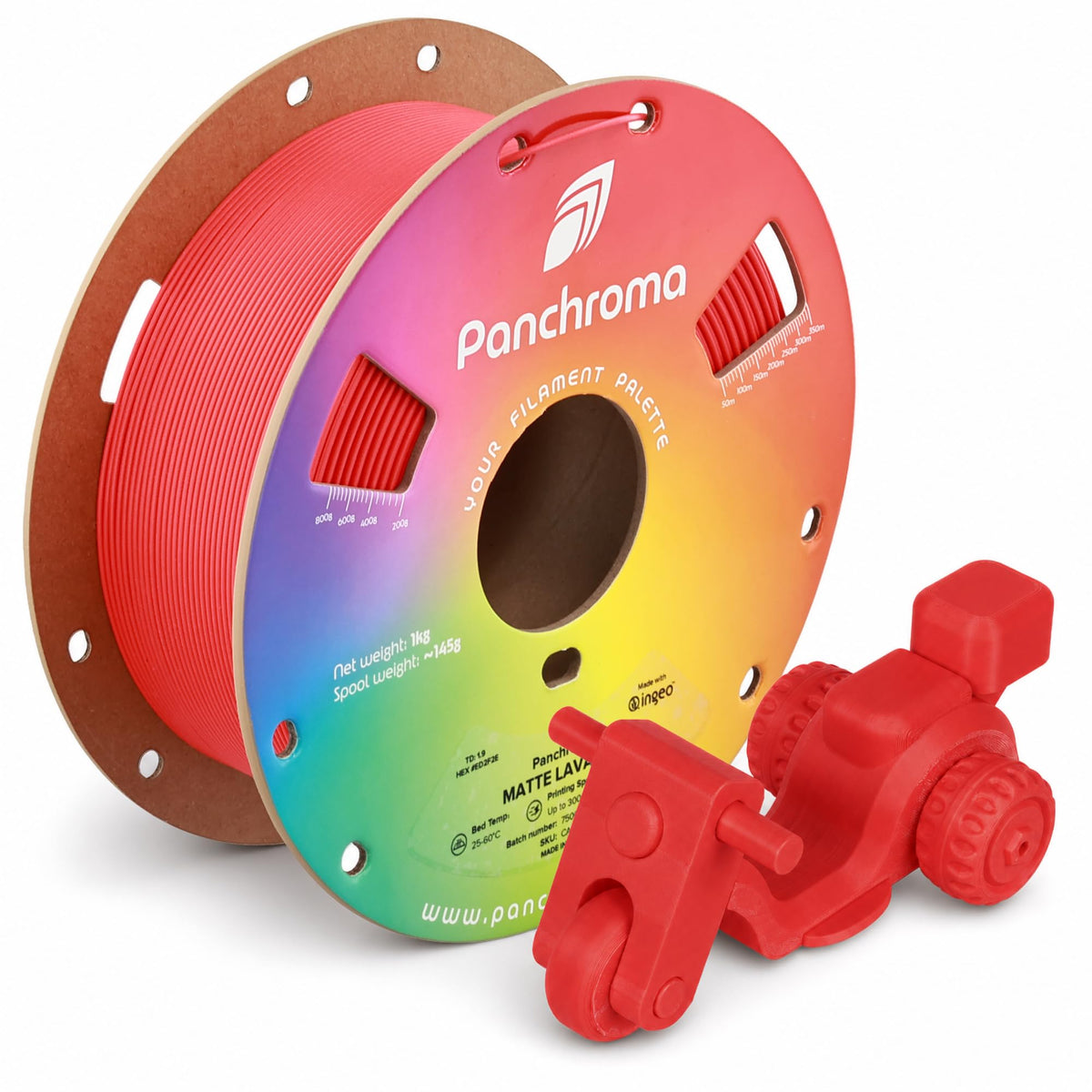 Polymaker Panchroma Matte PLA Filament 1.75mm, 1kg, Charcoal Black