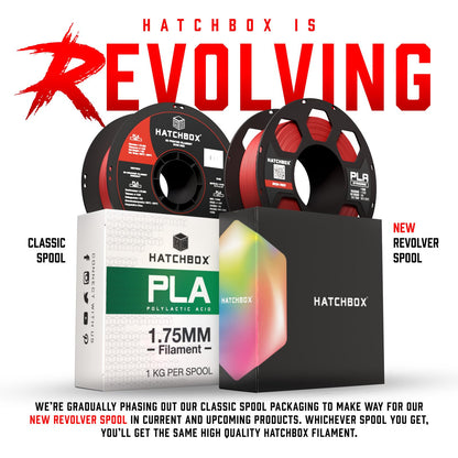HATCHBOX 1.75mm White PLA 3D Printer Filament, 1 KG Spool, Dimensional Accuracy +/- 0.03 mm, 3D Printing Filament