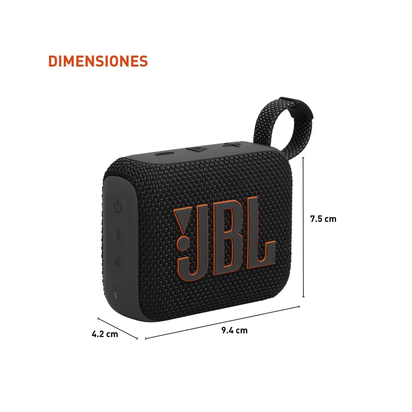 JBL Go 4 - Ultra-Portable, Waterproof and Dustproof Bluetooth Speaker, Big Pro Sound with Punchy bass, 7-Hour Built-in Battery, Made in Part with Recycled Materials (Blue)